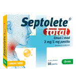 Septolete TOTAL limun/med pastile