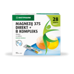 DIETPHARM Magnezij 375 Direkt + B kompleks granule